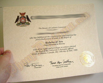 International Canada Fake Diploma With Fused Foil